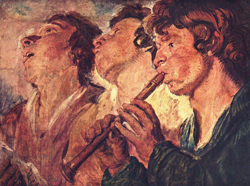 Jacob Jordaens Three Musicians France oil painting art